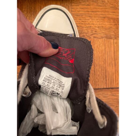 Converse Chuck Tayloe tropical leaf print high tops size 8.5 - Picture 8 of 8